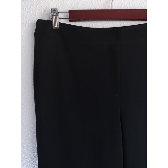 St John Black Wide Leg Trouser Pants Size 10 - Picture 6 of 8